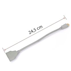 M0002E   ROZDZIELACZ HDMI SPLITTER ROZGAŁĘŹNIK 2 PORTY -E402-1 szary