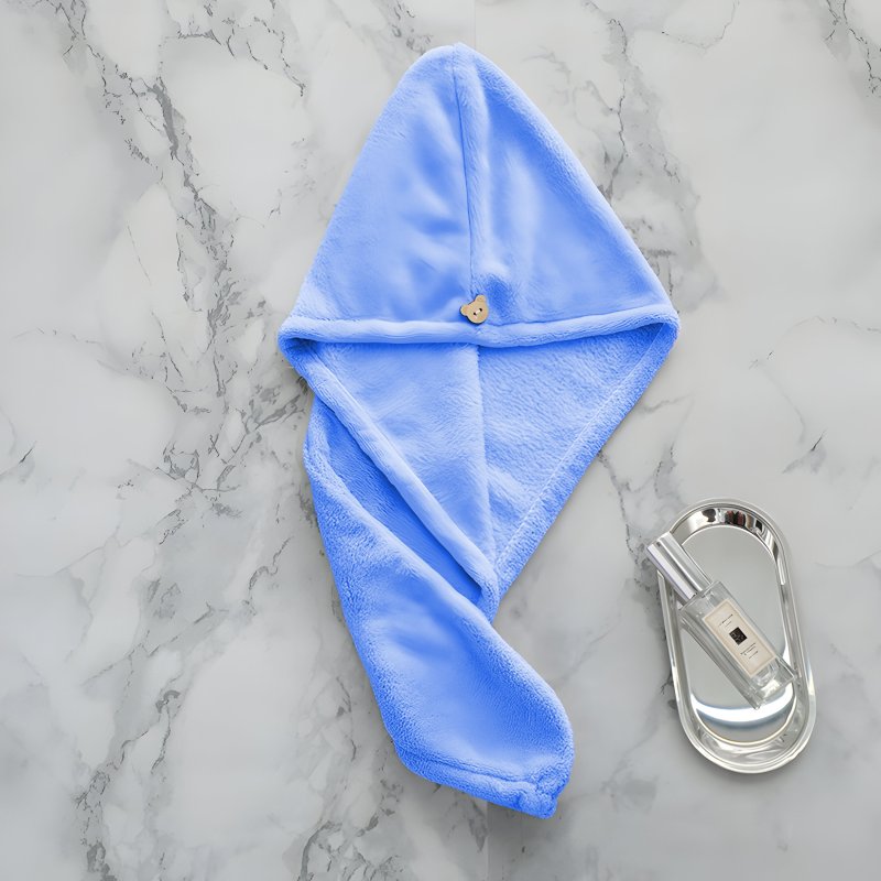 N133 GRUBY CHŁONNY RĘCZNIK NA GŁOWE TURBAN DO WŁOSÓW -U067
