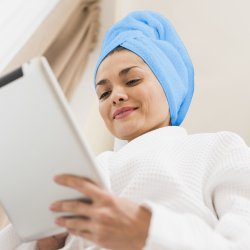 N133 GRUBY CHŁONNY RĘCZNIK NA GŁOWE TURBAN DO WŁOSÓW -U067