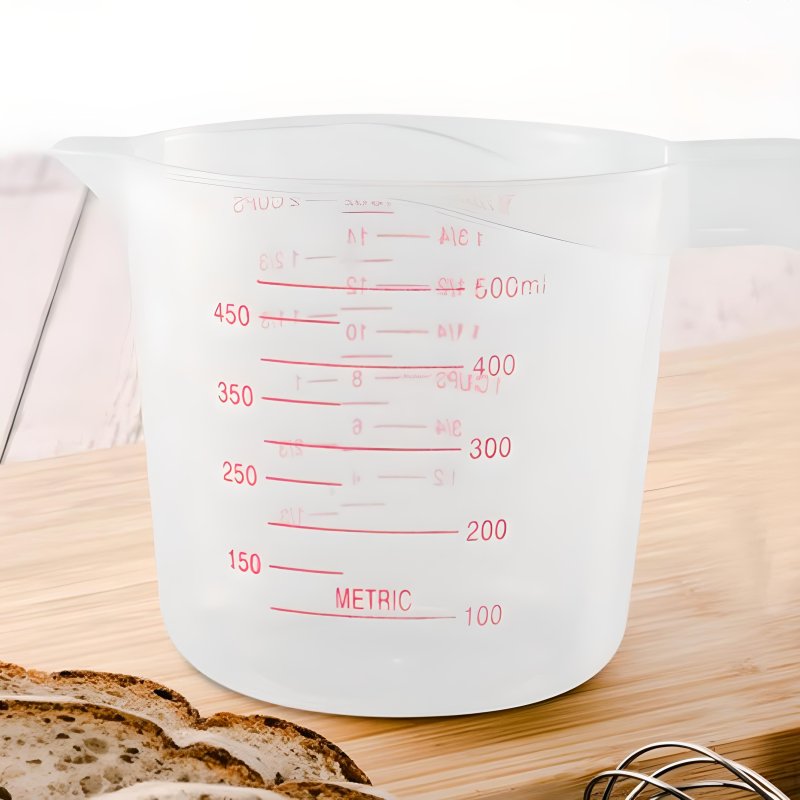 M004A   MIARKA KUCHENNA KUBEK Z PODZIAŁKĄ DZBANEK MIARKĄ 0,5L -O761