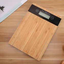 M005B    WAGA KUCHENNA BAMBUSOWA ELEKTRONICZNA DOTYK 5kg 1g -E653