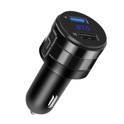 M000    TRANSMITER FM BLUETOOTH ŁADOWARKA MP3 2xUSB SD LCD -E810