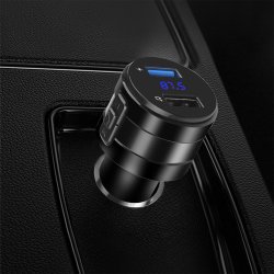 M000    TRANSMITER FM BLUETOOTH ŁADOWARKA MP3 2xUSB SD LCD -E810