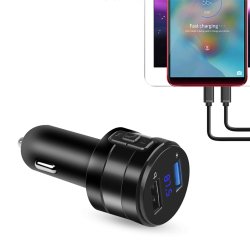 M000    TRANSMITER FM BLUETOOTH ŁADOWARKA MP3 2xUSB SD LCD -E810