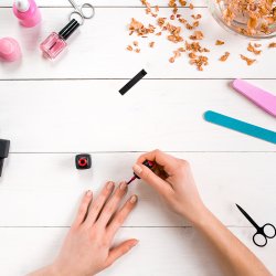 M002E ZESTAW PRZYBORNIK DO MANICURE PEDICURE PAZNOKCI -U089