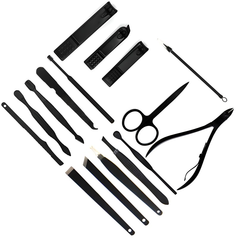 M002E ZESTAW PRZYBORNIK DO MANICURE PEDICURE PAZNOKCI -U089