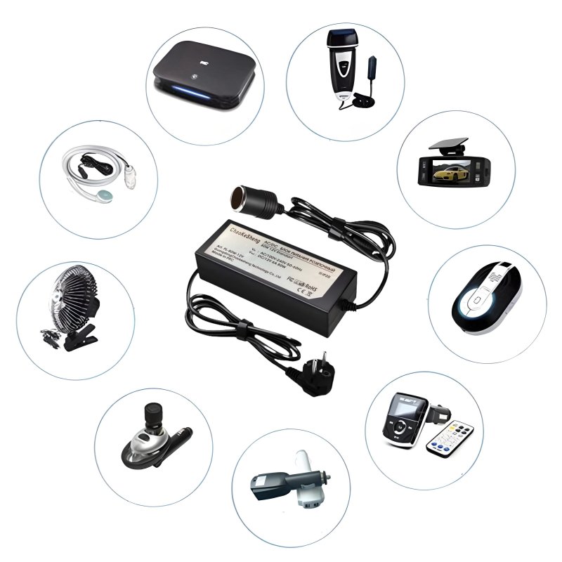 N028 ZASILACZ PRZETWORNICA REDUKTOR NAPIĘCIA 230V / 12V -E621