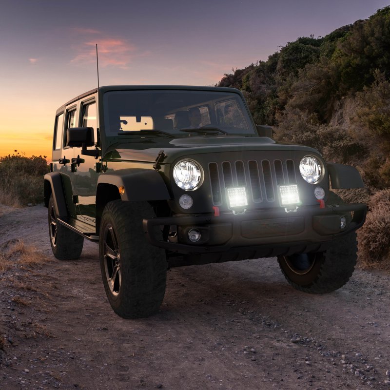 M041A (ALEJA2) LAMPA 38 LED HALOGEN ROBOCZY SZPERACZ 177W 12V-24V -E713