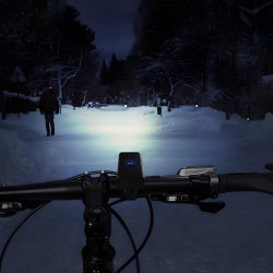 N122  LAMPKA ROWEROWA LED PRZÓD NA USB MOCNA OŚWIETLENIE -S102-1