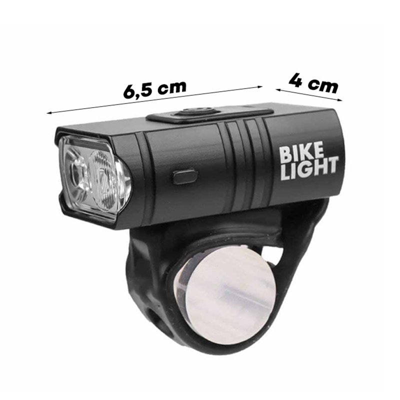 N122  LAMPKA ROWEROWA LED PRZÓD NA USB MOCNA OŚWIETLENIE -S102-1