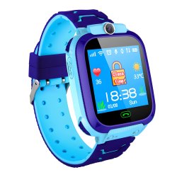 M003C   SMARTWATCH DLA DZIECI ZEGAREK GPS LOKALIZATOR SOS - niebieski E044