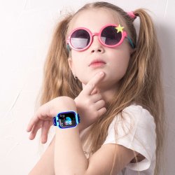 M003C   SMARTWATCH DLA DZIECI ZEGAREK GPS LOKALIZATOR SOS - niebieski E044