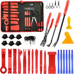 M002A DŹWIGNIE ŚCIĄGACZE DEMONTAŻU TAPICERKI SPINEK 45EL -M094 Czerwone etui