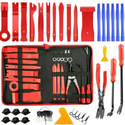 M002A DŹWIGNIE ŚCIĄGACZE DEMONTAŻU TAPICERKI SPINEK 45EL -M094 Czerwone etui