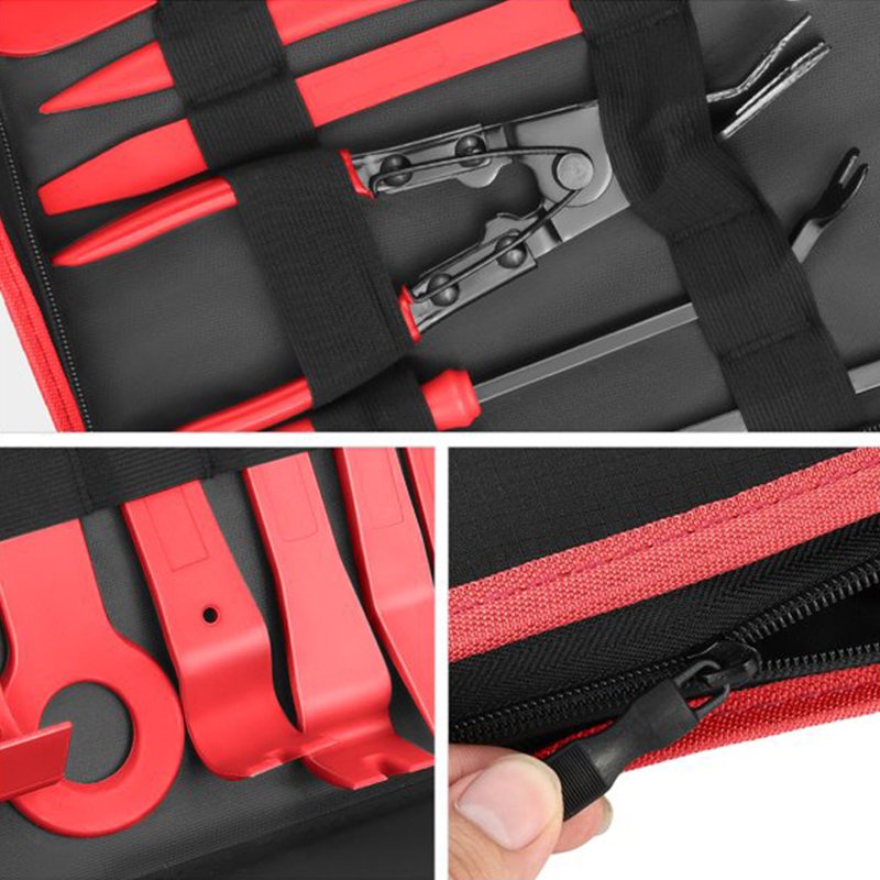 M002A DŹWIGNIE ŚCIĄGACZE DEMONTAŻU TAPICERKI SPINEK 45EL -M094 Czerwone etui