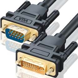 N014 KABEL PRZEWÓD DVI-I DO VGA D-SUB DVI 24+5 DUAL LINK DO MONITORA 150CM -E404