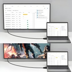 N014 KABEL PRZEWÓD DVI-I DO VGA D-SUB DVI 24+5 DUAL LINK DO MONITORA 150CM -E404