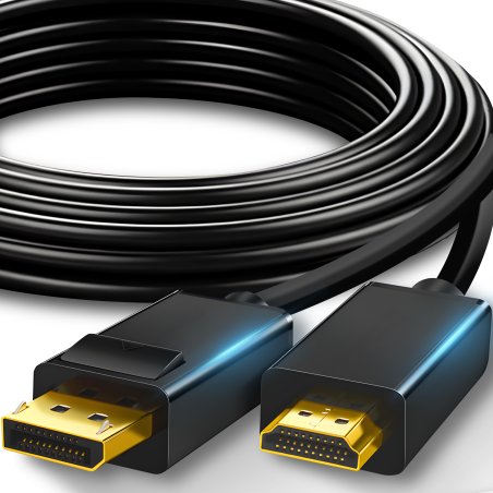 M002F  M000   KABEL ADAPTER HDMI DISPLAY PORT DP PRZEJŚCIÓWKA 4K - E492