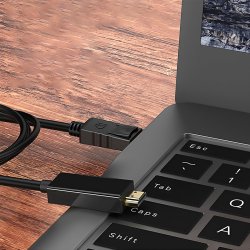 M002F  M000   KABEL ADAPTER HDMI DISPLAY PORT DP PRZEJŚCIÓWKA 4K - E492