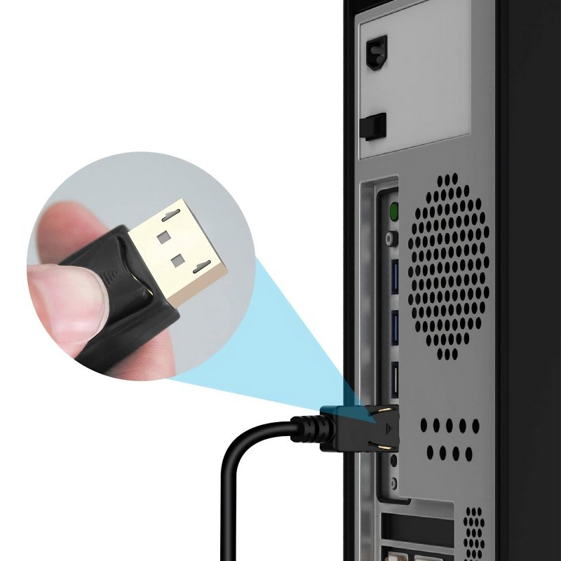 M002F  M000   KABEL ADAPTER HDMI DISPLAY PORT DP PRZEJŚCIÓWKA 4K - E492