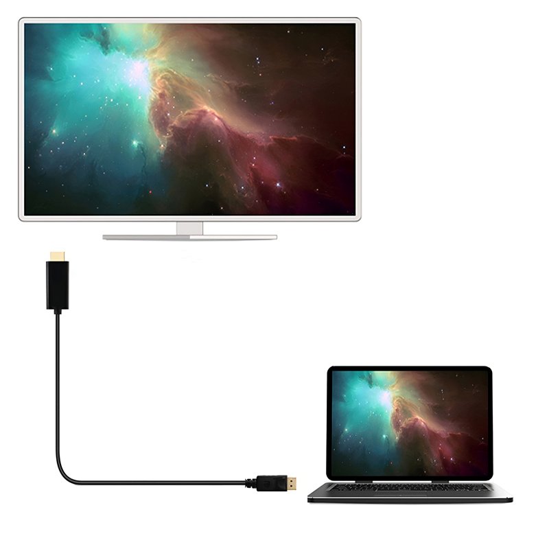 M002F  M000   KABEL ADAPTER HDMI DISPLAY PORT DP PRZEJŚCIÓWKA 4K - E492