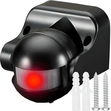 M003C ŚCIENNY CZUJNIK RUCHU ZMIERZCHU PIR ZEWNĘTRZNY LED -E649