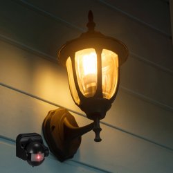 M003C ŚCIENNY CZUJNIK RUCHU ZMIERZCHU PIR ZEWNĘTRZNY LED -E649