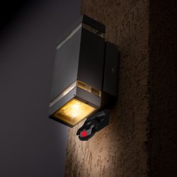 M003C ŚCIENNY CZUJNIK RUCHU ZMIERZCHU PIR ZEWNĘTRZNY LED -E649