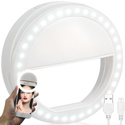 M004A MINI LAMPA PIERŚCIENIOWA SELFIE NA TELEFON TABLET -E047