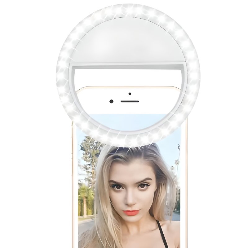 M004A MINI LAMPA PIERŚCIENIOWA SELFIE NA TELEFON TABLET -E047