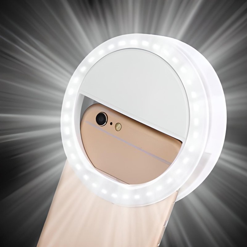M004A MINI LAMPA PIERŚCIENIOWA SELFIE NA TELEFON TABLET -E047