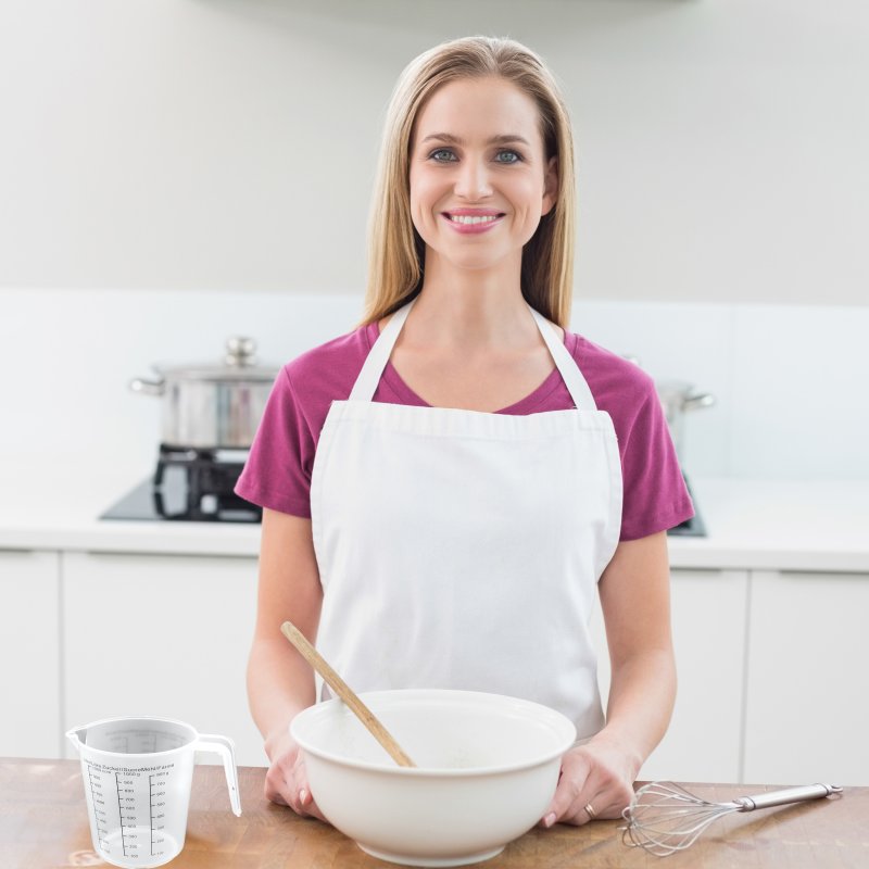 M005A   MIARKA KUCHENNA KUBEK Z PODZIAŁKĄ DZBANEK MIARA 1L -O760