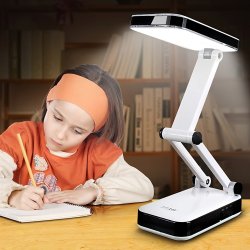 M003C   SKŁADANA LAMPKA BIURKOWA SZKOLNA AKUMULATOR LED   - E144