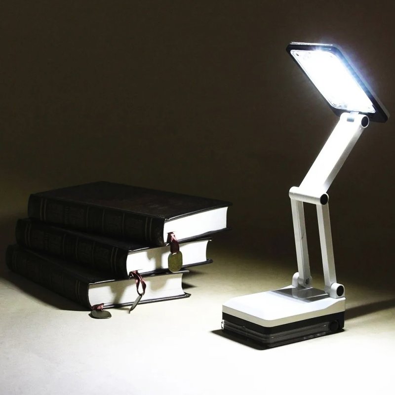 M003C   SKŁADANA LAMPKA BIURKOWA SZKOLNA AKUMULATOR LED   - E144