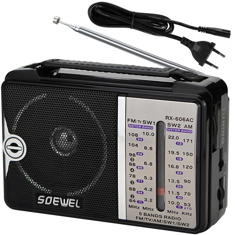 M030G (ALEJA1) N056 RADIO KUCHENNE 230V PRZENOŚNE BUDOWLANE NA BATERIE -E659