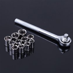 M003B   ZESTAW KLUCZY NASADOWYCH KLUCZE NASADOWE 40EL STAL- O343