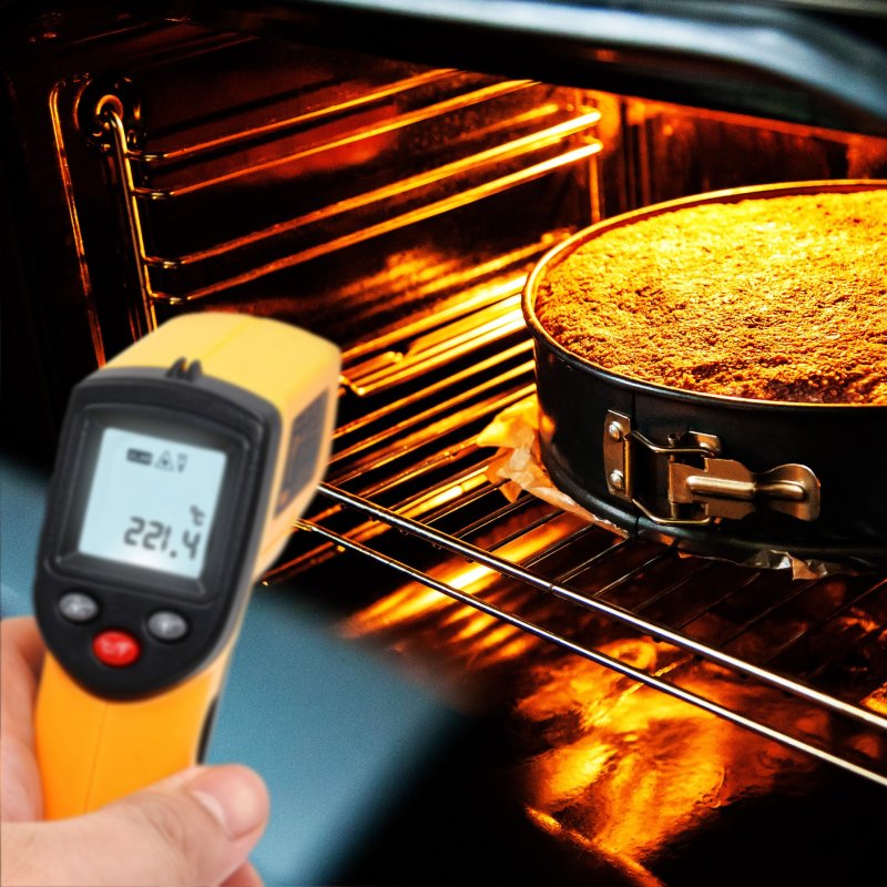 M005A  PIROMETR TERMOMETR LASEROWY BEZDOTYKOWY -50 +400°C -E017