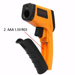 M005A  PIROMETR TERMOMETR LASEROWY BEZDOTYKOWY -50 +400°C -E017