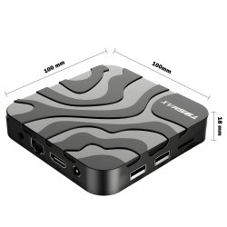 M002C   SMART TV BOX ANDROID 9 64BIT 6K WIFI 802.11N HDR + PILOT WEJŚCIE LAN - E128