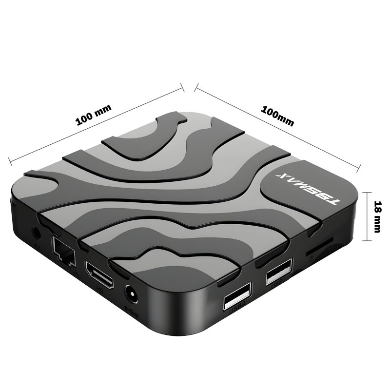 M002C   SMART TV BOX ANDROID 9 64BIT 6K WIFI 802.11N HDR + PILOT WEJŚCIE LAN - E128