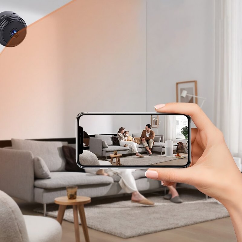 M005A  MINI KAMERA SZPIEGOWSKA WIFI DETEKCJA UKRYTA HD FULL HD KAMERKA MAŁA E974