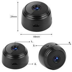 M005A  MINI KAMERA SZPIEGOWSKA WIFI DETEKCJA UKRYTA HD FULL HD KAMERKA MAŁA E974