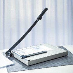 M002.5   GILOTYNA TRYMER OBCINARKA MASZYNKA MASZYNA DO CIĘCIA PAPIERU A4 A5 METALOWA -O627