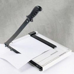 M002.5   GILOTYNA TRYMER OBCINARKA MASZYNKA MASZYNA DO CIĘCIA PAPIERU A4 A5 METALOWA -O627