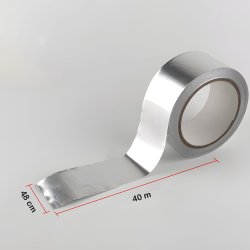 M005B   TAŚMA NAPRAWCZA DUCT TAPE ZBROJONA SREBRNA MOCNA 40M WODOODPORNA KLEJĄCA O843