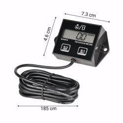 M002F   LICZNIK MOTOGODZIN CZASU PRACY SILNIKA MOTOCYKL OBROTOMIERZ  KOSIARKA MOTOR E630