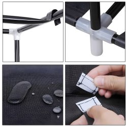 M095 / Z027A SZAFA MATERIAŁOWA TEKSTYLNA SKŁADANA GARDEROBA ORGANIZER NA UBRANIA PÓŁKA O1008