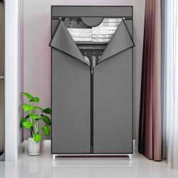 M095 / Z027A SZAFA MATERIAŁOWA TEKSTYLNA SKŁADANA GARDEROBA ORGANIZER NA UBRANIA PÓŁKA O1008