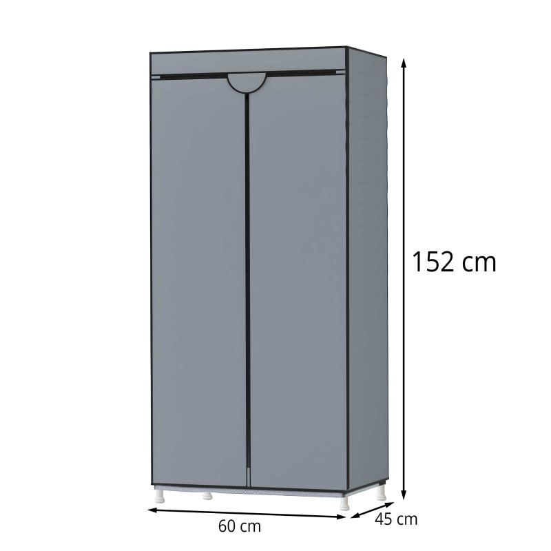 M095 / Z027A SZAFA MATERIAŁOWA TEKSTYLNA SKŁADANA GARDEROBA ORGANIZER NA UBRANIA PÓŁKA O1008
