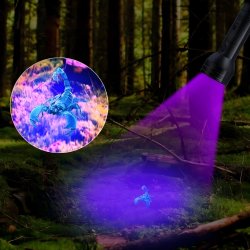 M003A   LATARKA UV LED TAKTYCZNA POLICYJNA AKUMULATOROWA SZPERACZ TESTER BURSZTYNU E858